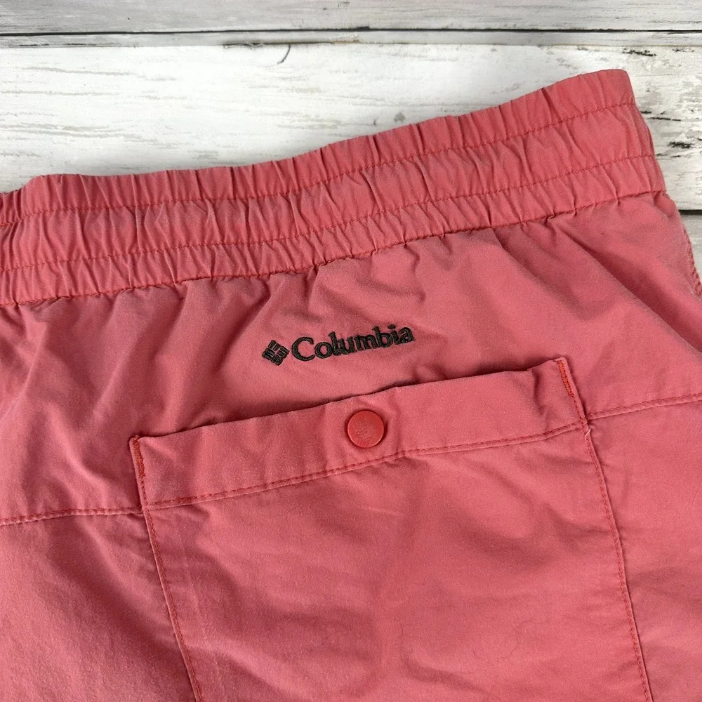 Columbia Shorts Mens XL Fishing Faded Pink 8